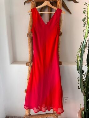 Vintage Chico’s Ombré Dress - Pink and Red